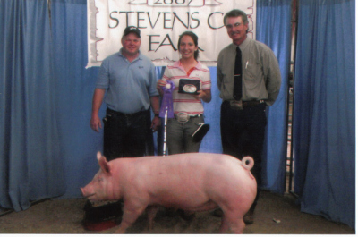 Grand Champion Market Hog - Stevens County Fair